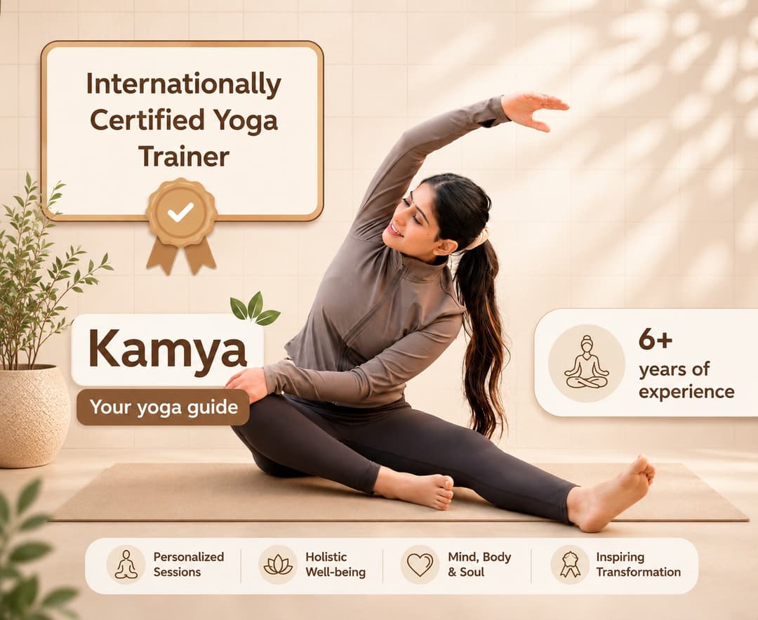 Kamya, your yoga guide